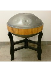 Pansula DOUBLE Handpan 2X9 Notes 2-Sides\Scales AEOLIAN & KAFFA + Padded Bag + Stand (09002)