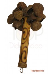 Maraca Shaker Bamboo And Chestnut Seeds (02062)